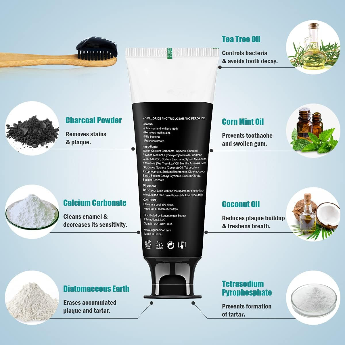 Activated Charcoal & Coconut Oil Teeth Whitening