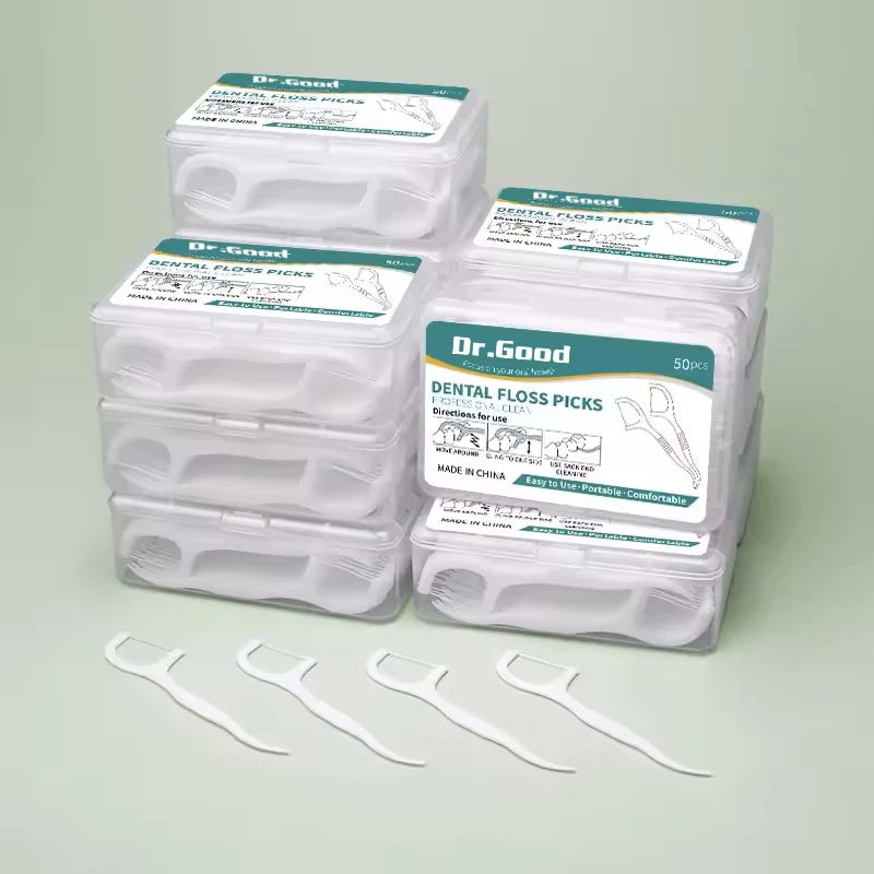 50/150/300/600/1000 PCS Dental Floss Sticks Oral Care Tools