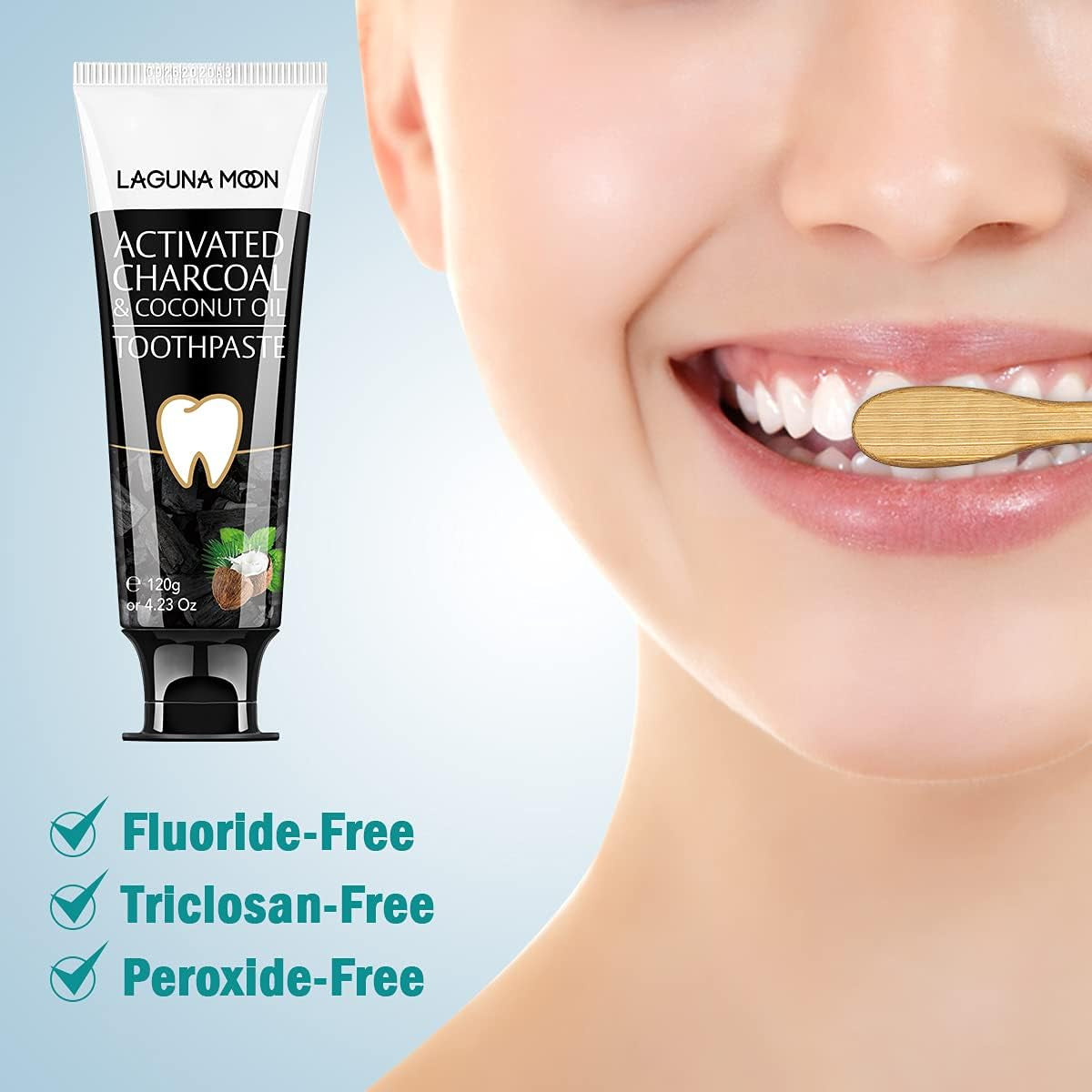 Activated Charcoal & Coconut Oil Teeth Whitening