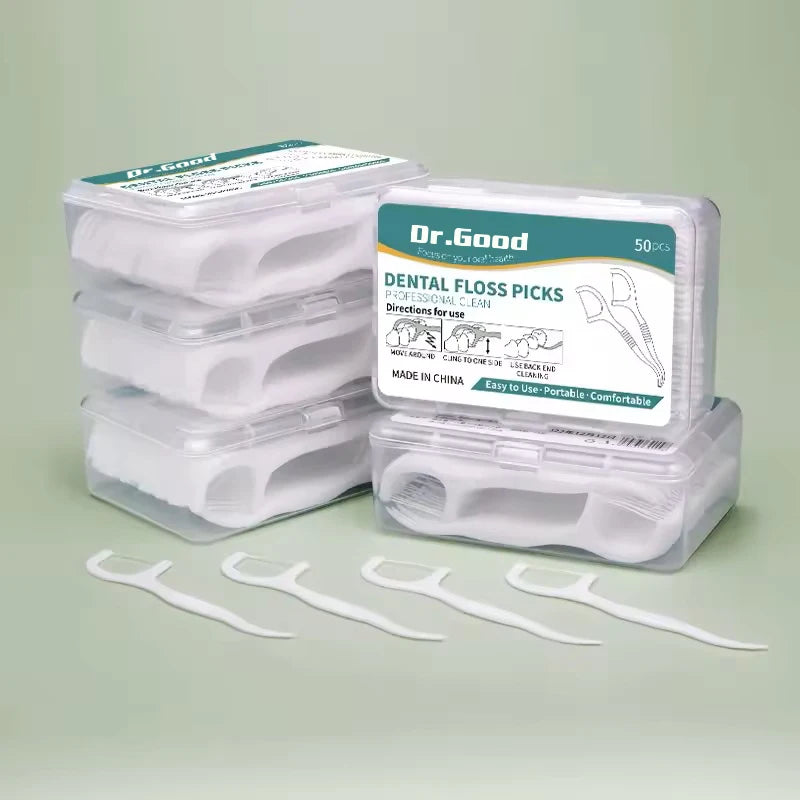 50/150/300/600/1000 PCS Dental Floss Sticks Oral Care Tools
