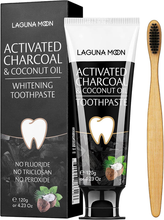 Activated Charcoal & Coconut Oil Teeth Whitening