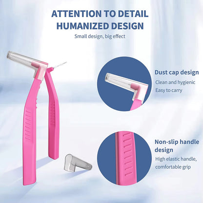 20Pcs Interdental Brush for Dental Orthodontics Clean between Teeth Cleaning Tools Soft Mini Brush with Dust Cover